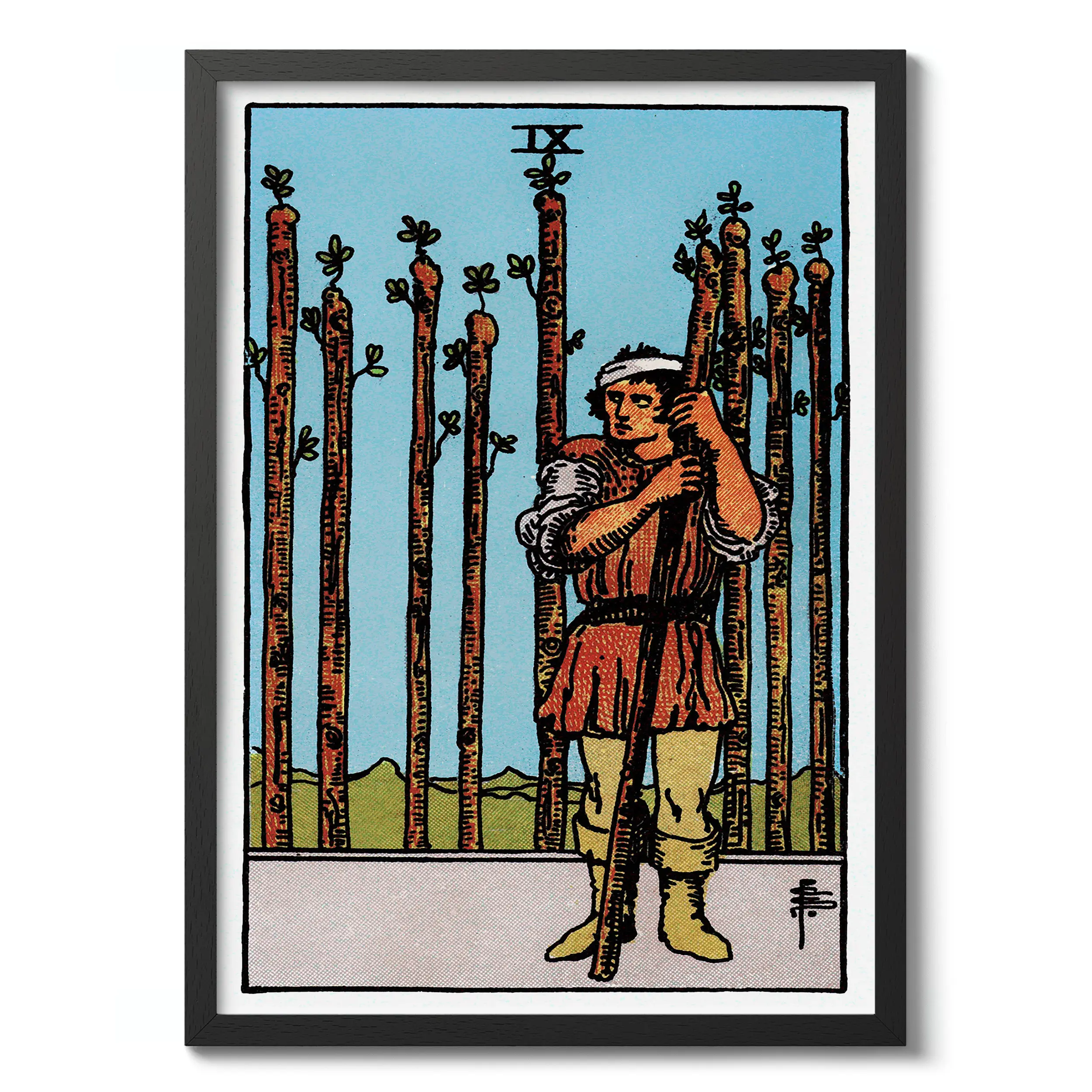 Nine of Wands :Tarot Card