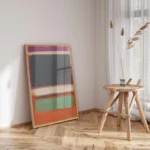 Magenta, Black, Green On Orange :Mark Rothko