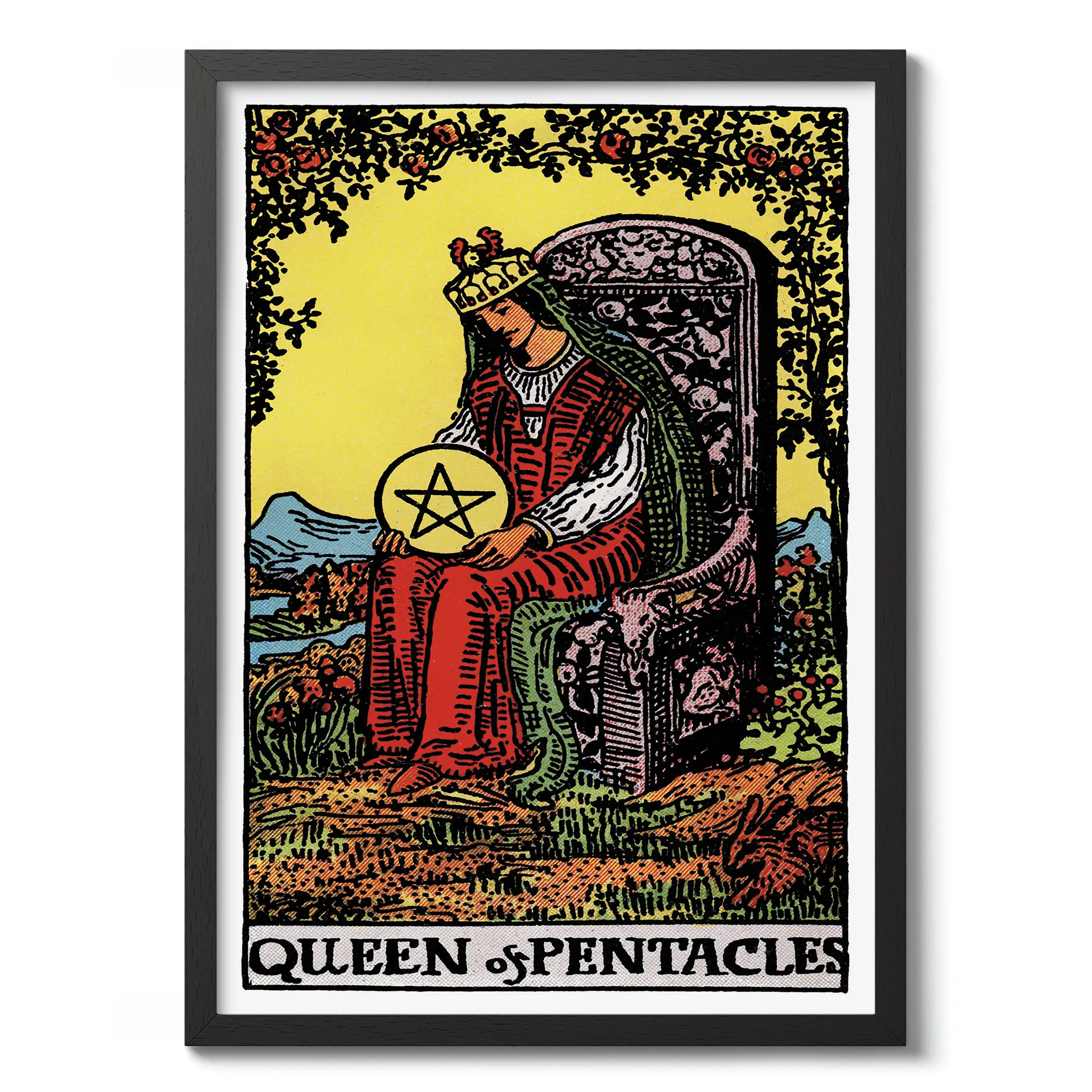 Queen of Pentacles :Tarot Card