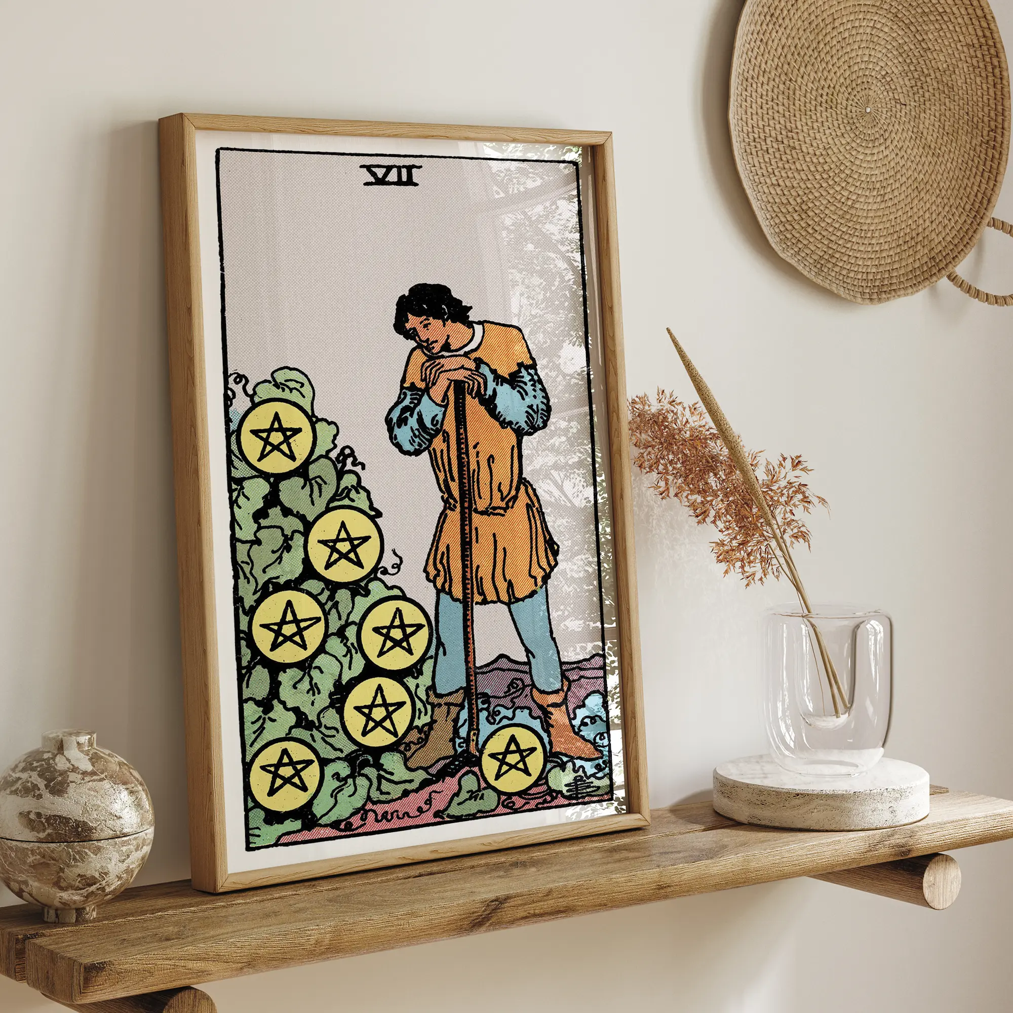 Seven of Pentacles :Tarot Card