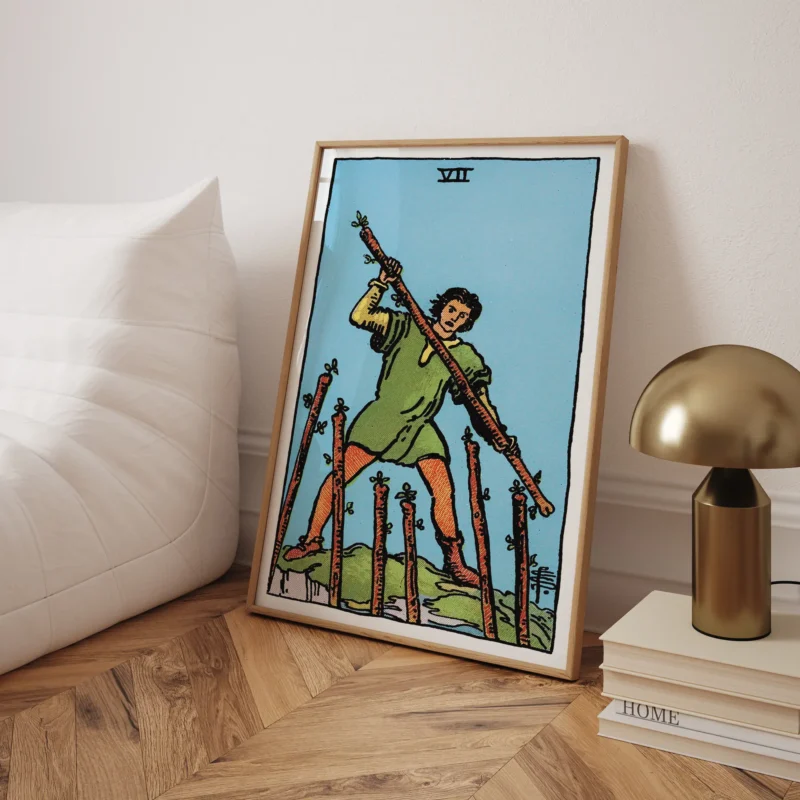 Seven of Wands :Tarot Card