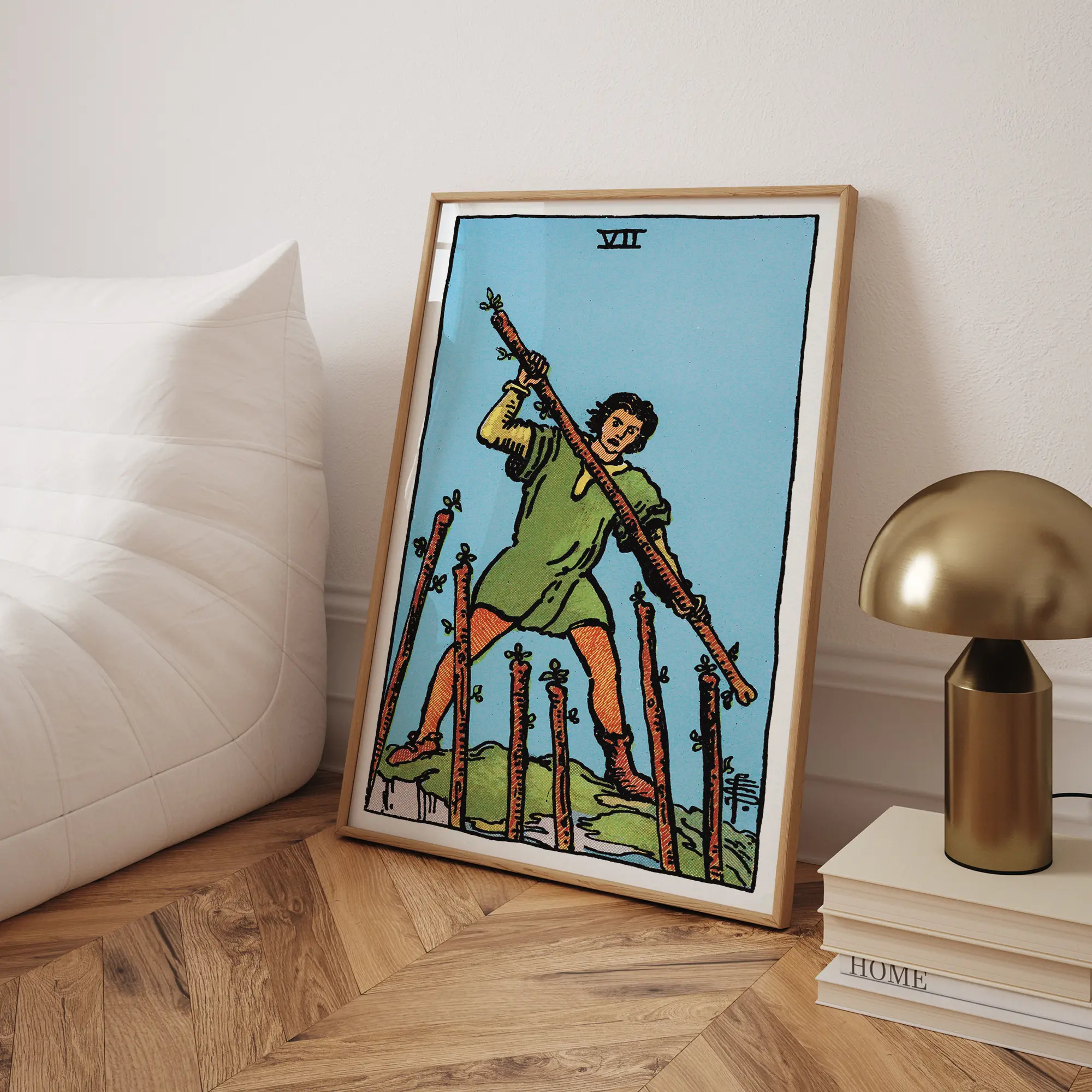 Seven of Wands :Tarot Card