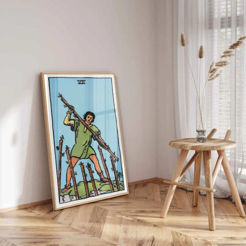 Seven of Wands :Tarot Card