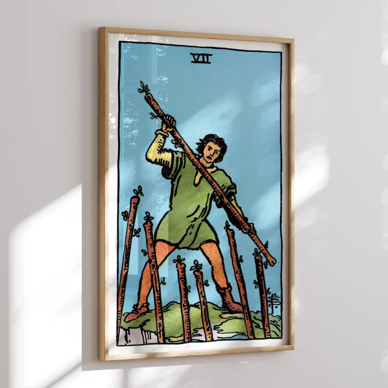 Seven of Wands :Tarot Card