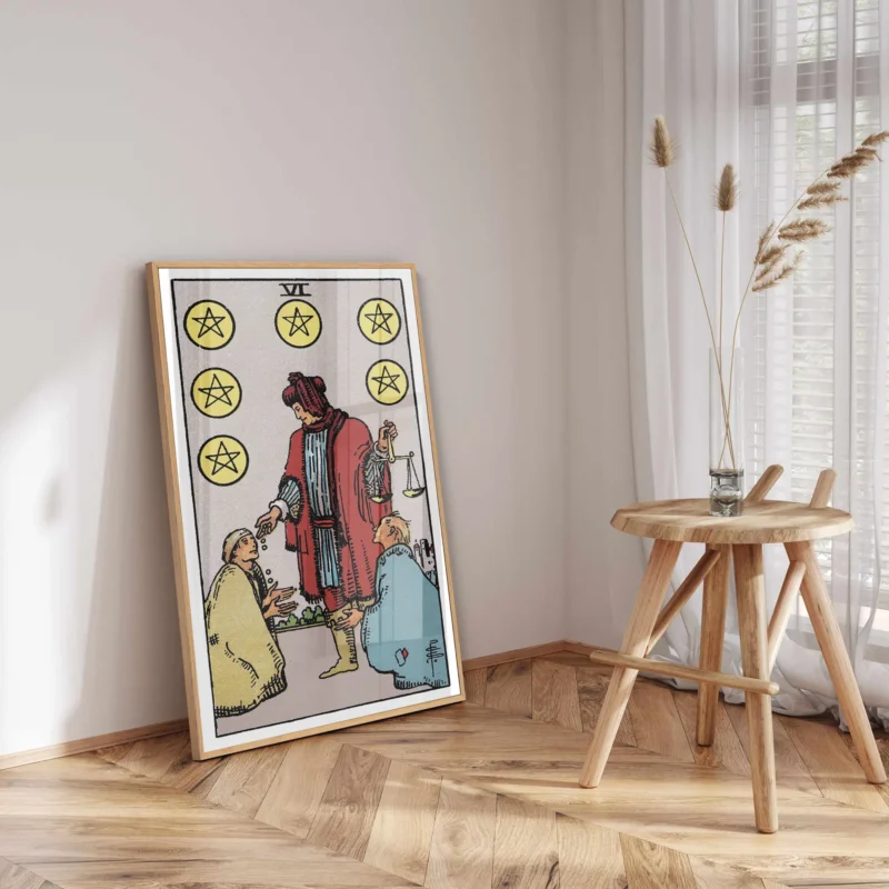 Six of Pentacles :Tarot Card