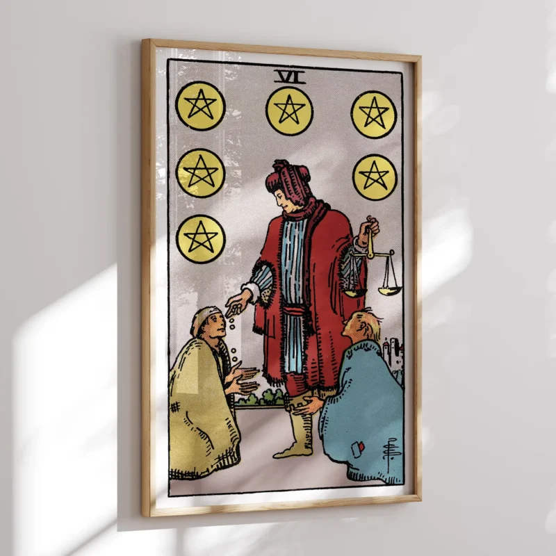 Six of Pentacles :Tarot Card