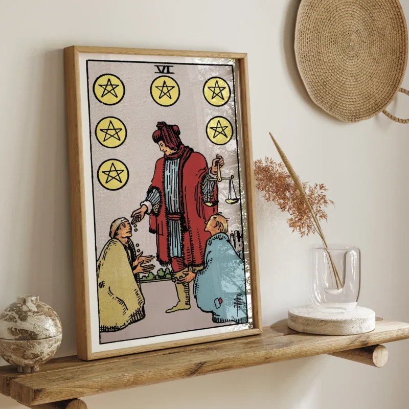 Six of Pentacles :Tarot Card