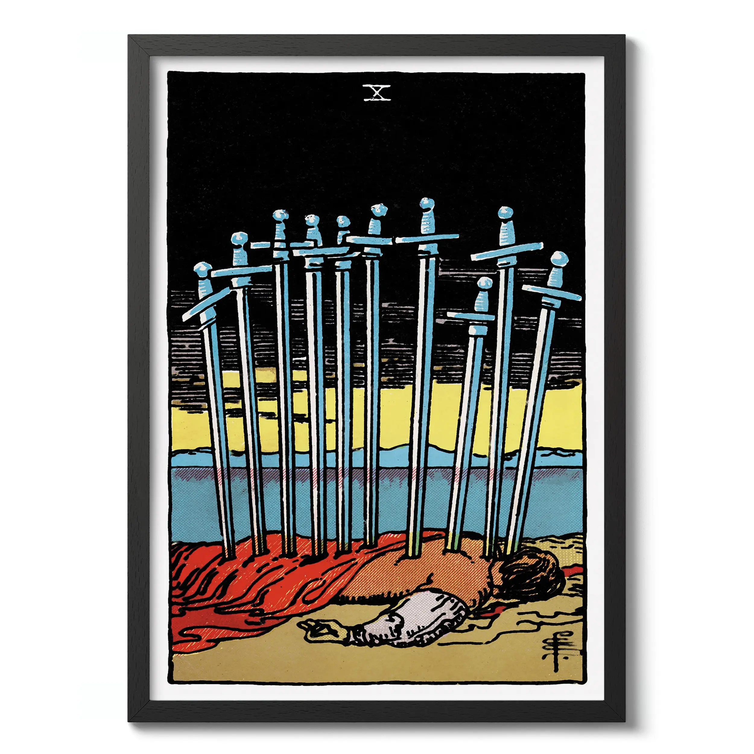 Ten of Swords :Tarot Card