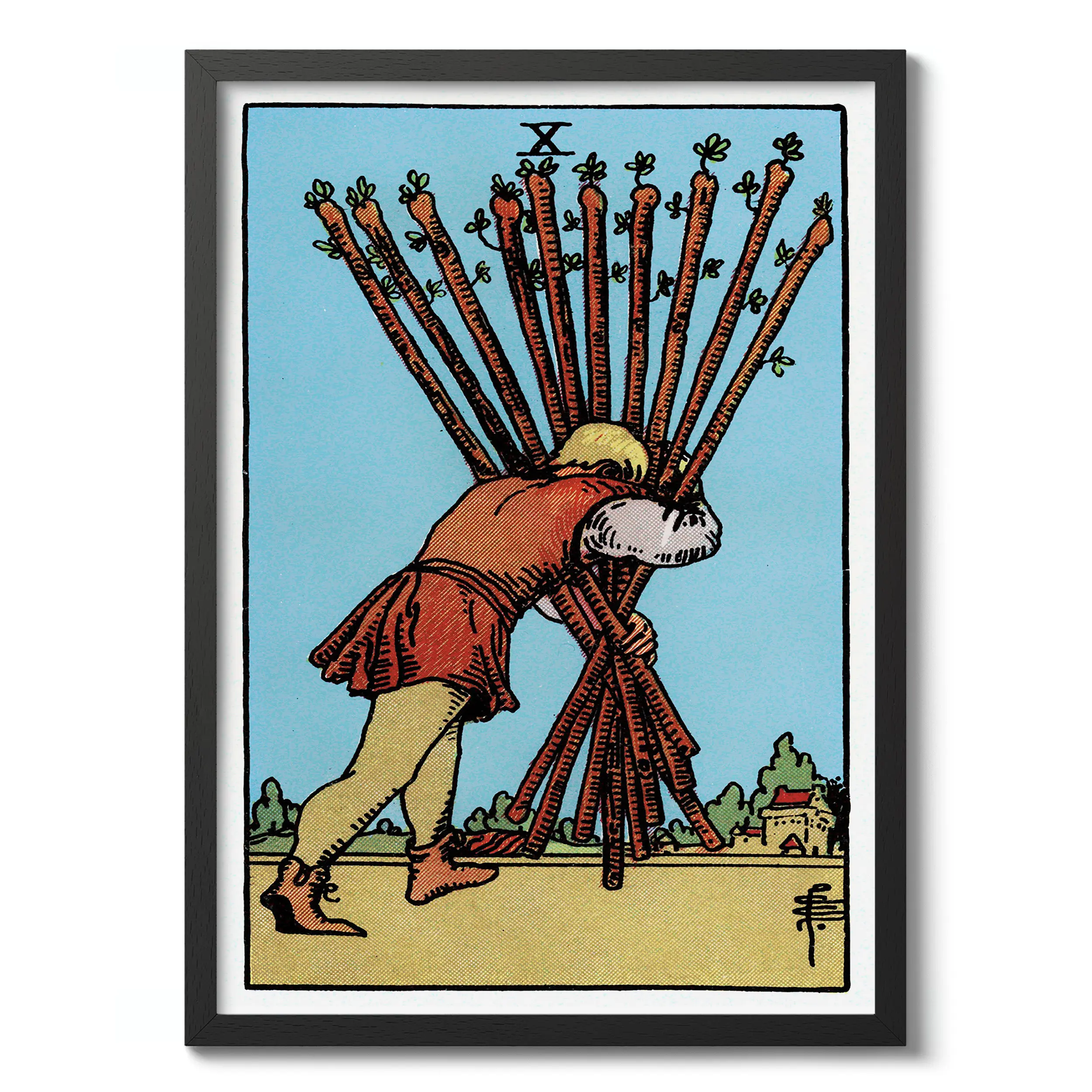 Ten of Wands :Tarot Card