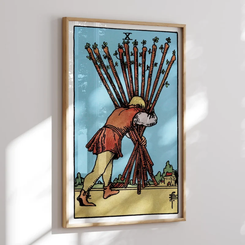 Ten of Wands :Tarot Card