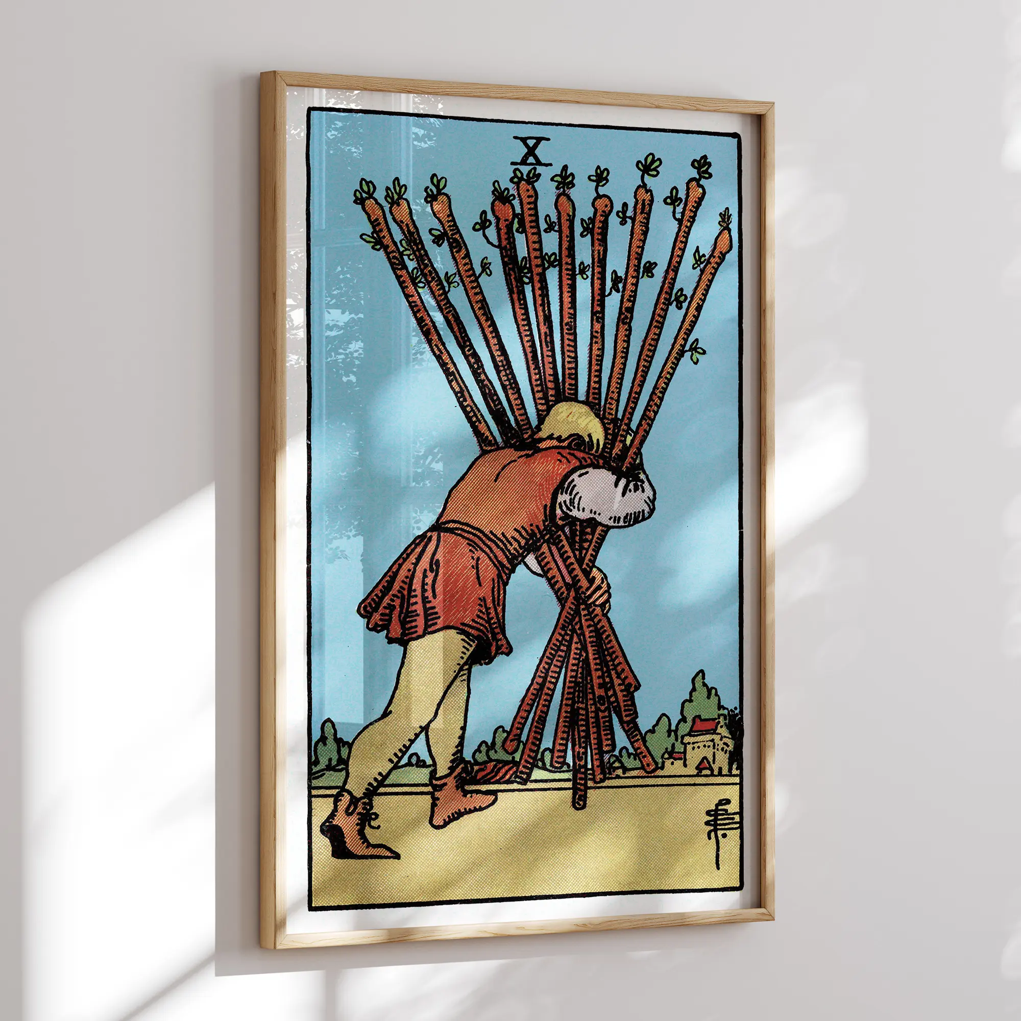 Ten of Wands :Tarot Card