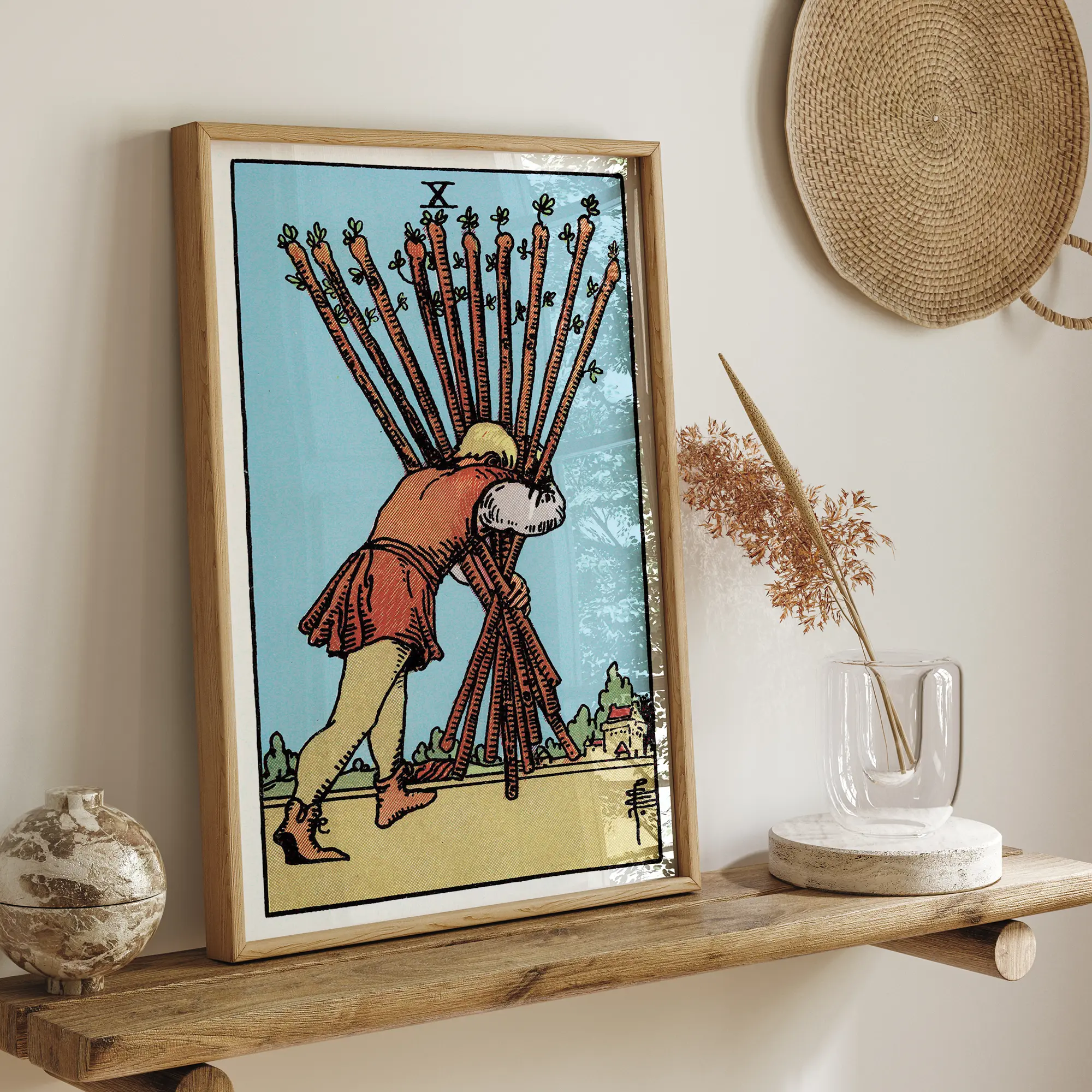 Ten of Wands :Tarot Card