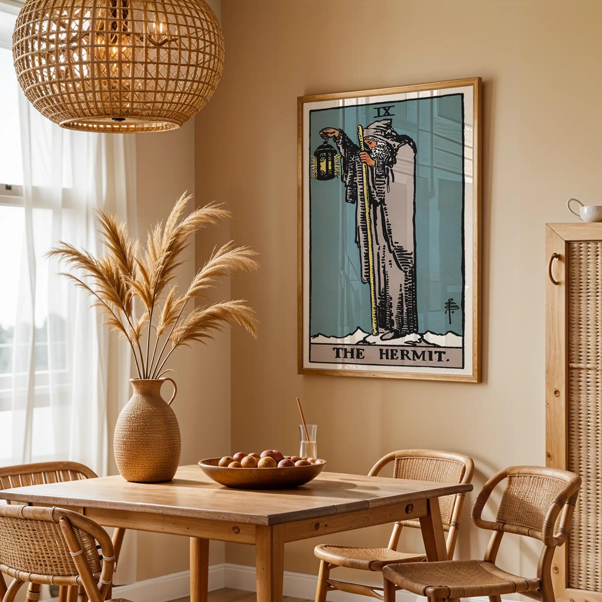 The Hermit :Tarot Card