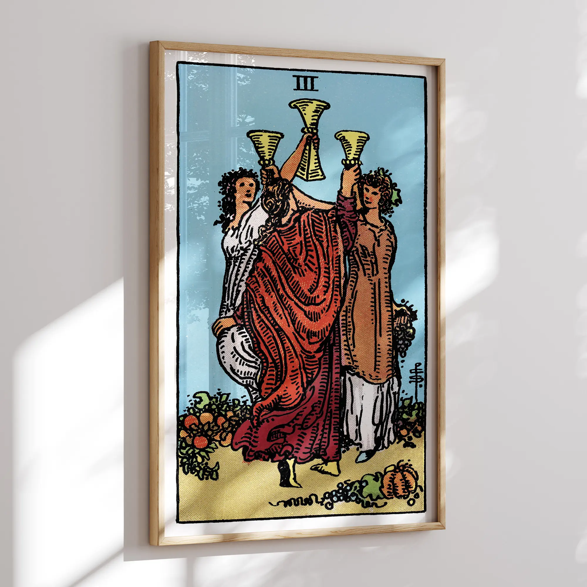 Three of Cups :Tarot Card