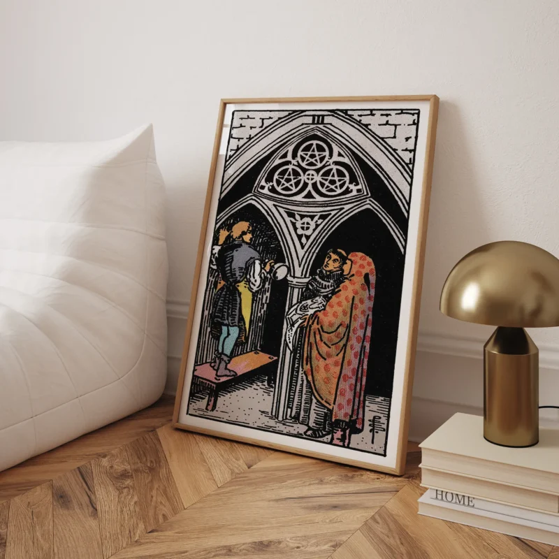 Three of Pentacles :Tarot Card
