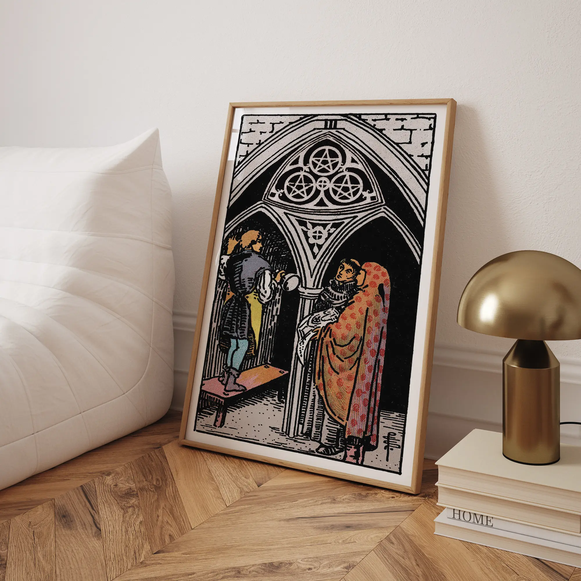 Three of Pentacles :Tarot Card