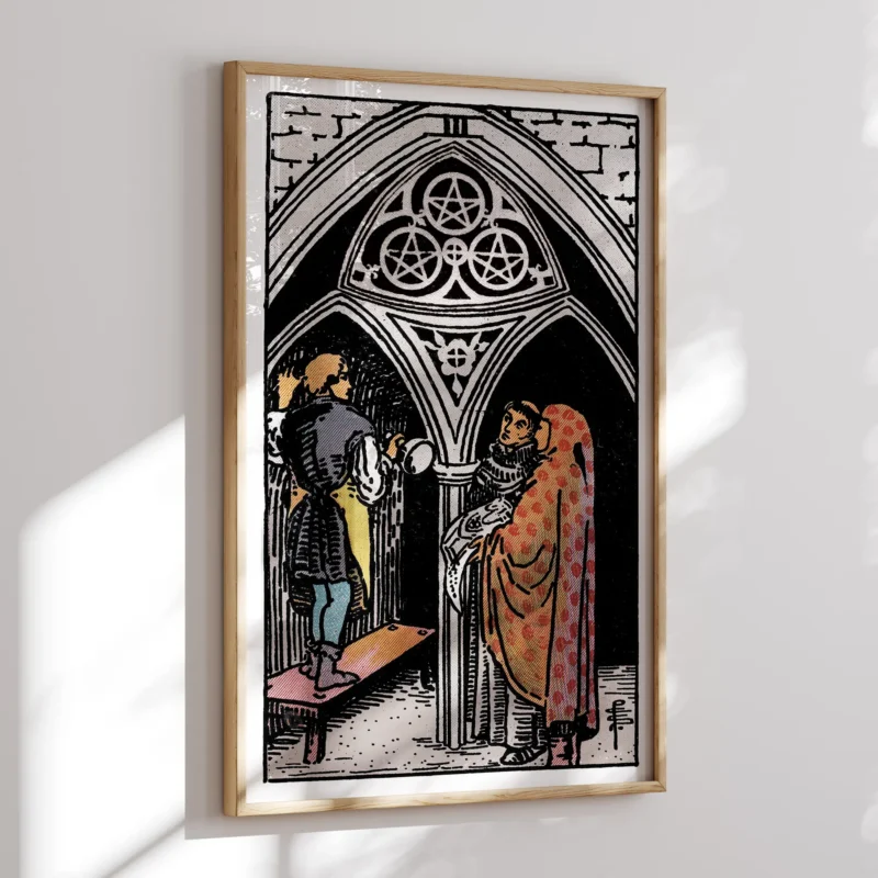 Three of Pentacles :Tarot Card