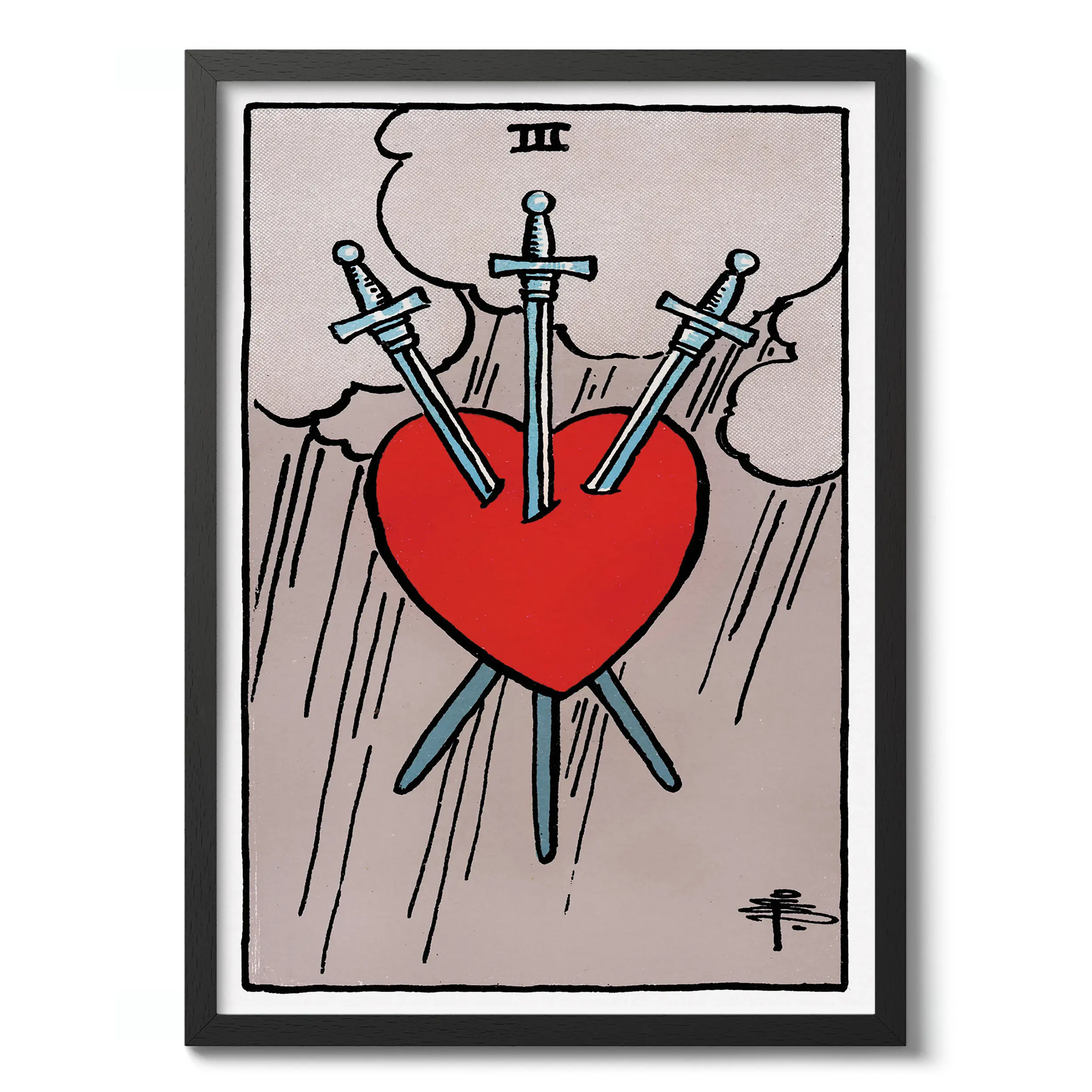 Three of Swords :Tarot Card