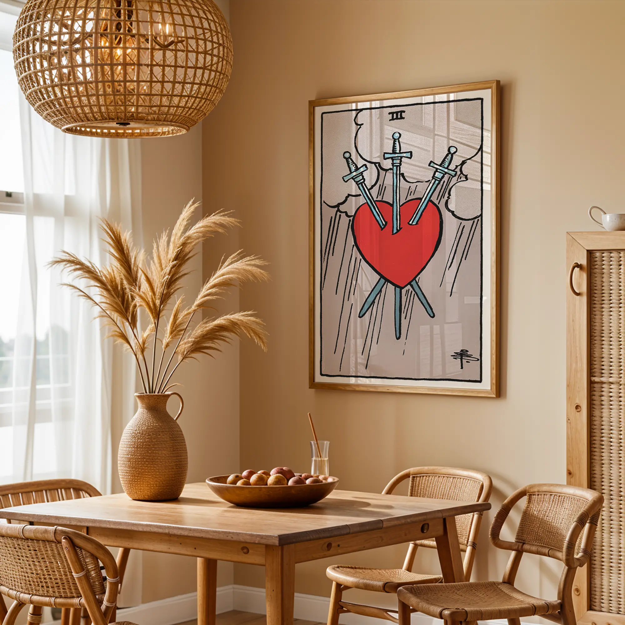 Three of Swords :Tarot Card