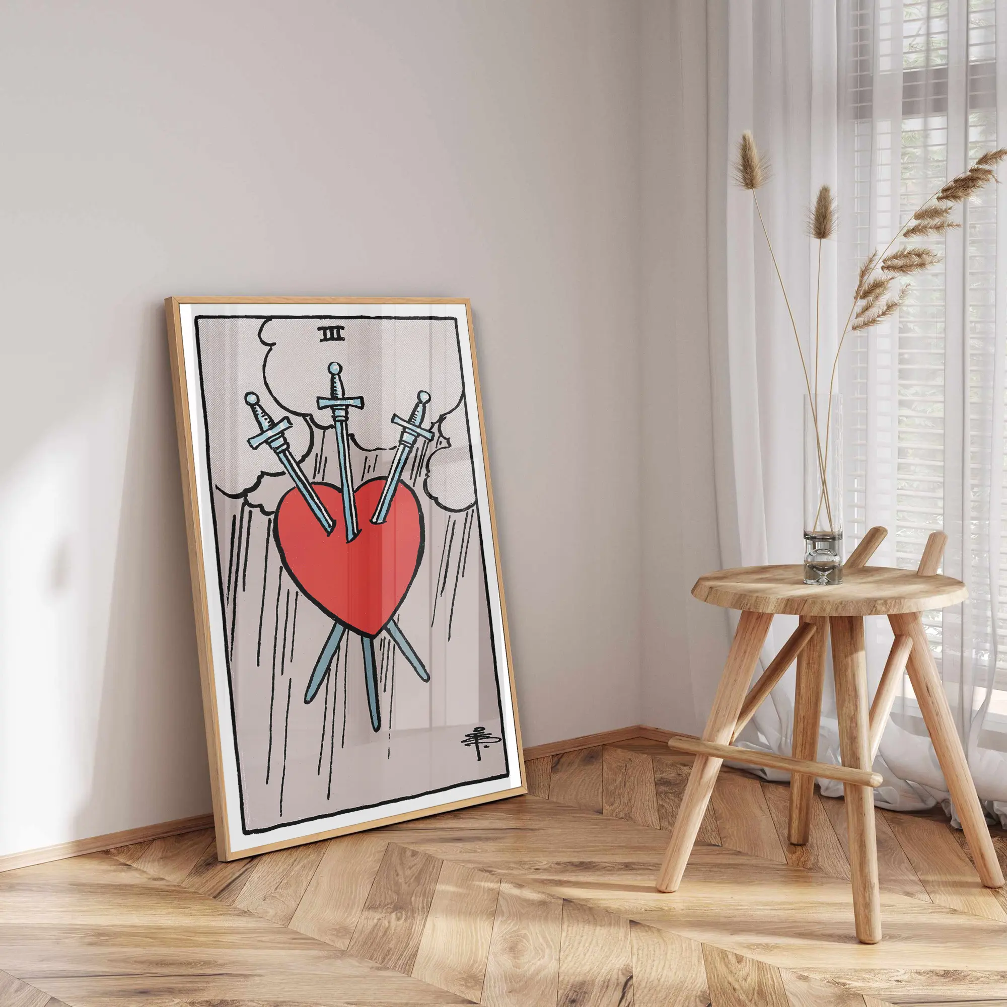 Three of Swords :Tarot Card