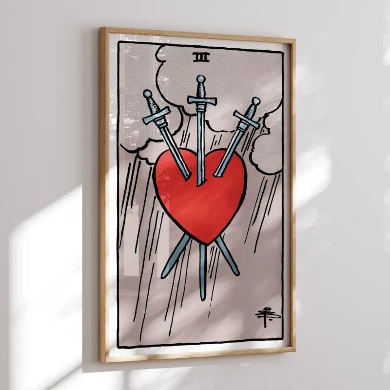 Three of Swords :Tarot Card