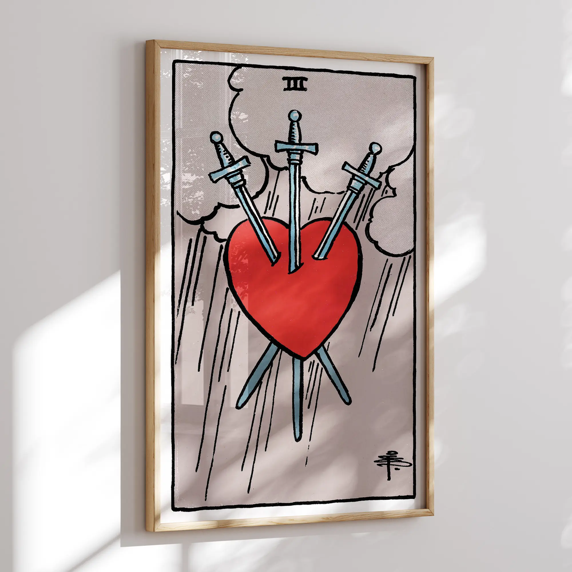 Three of Swords :Tarot Card