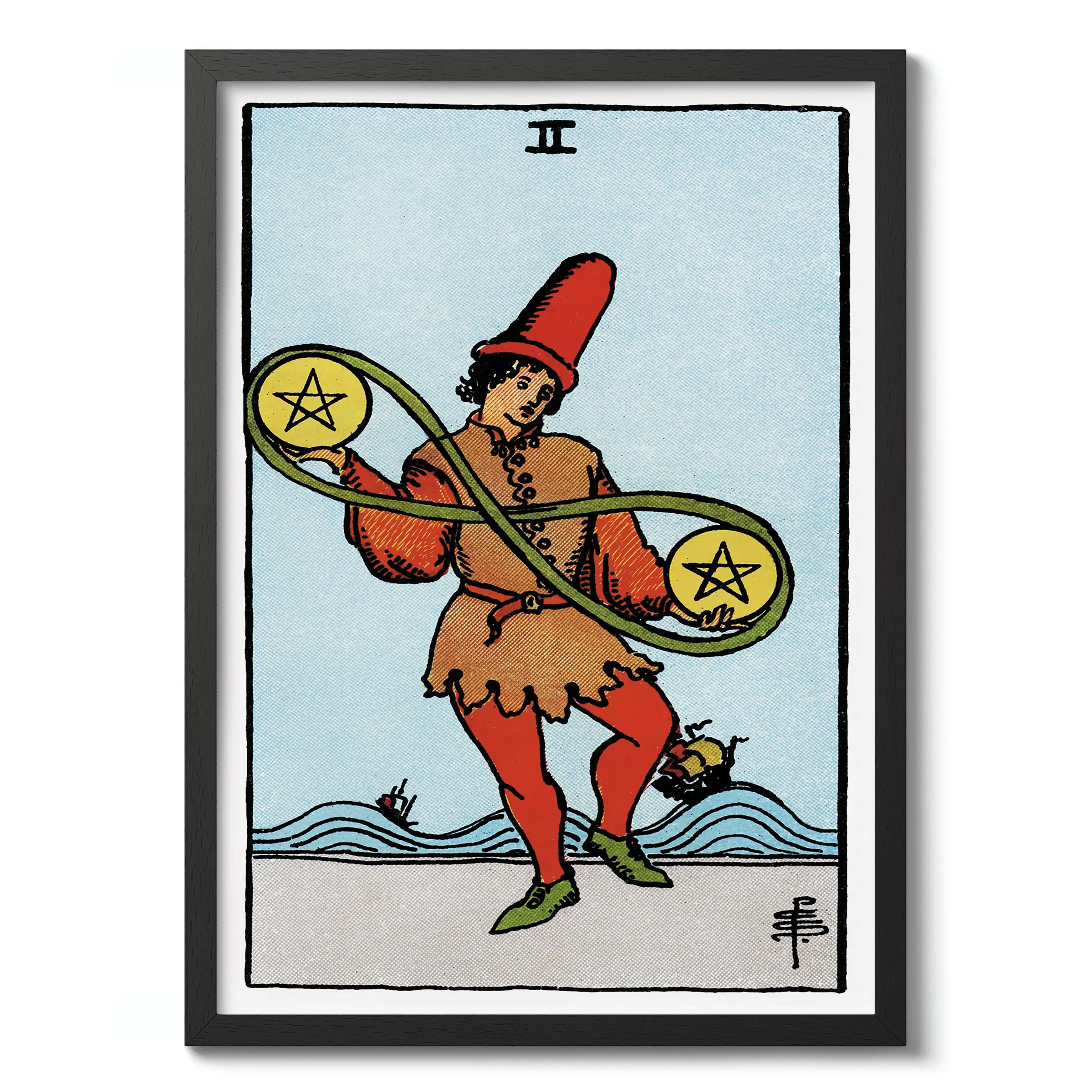 Two of Pentacles :Tarot Card