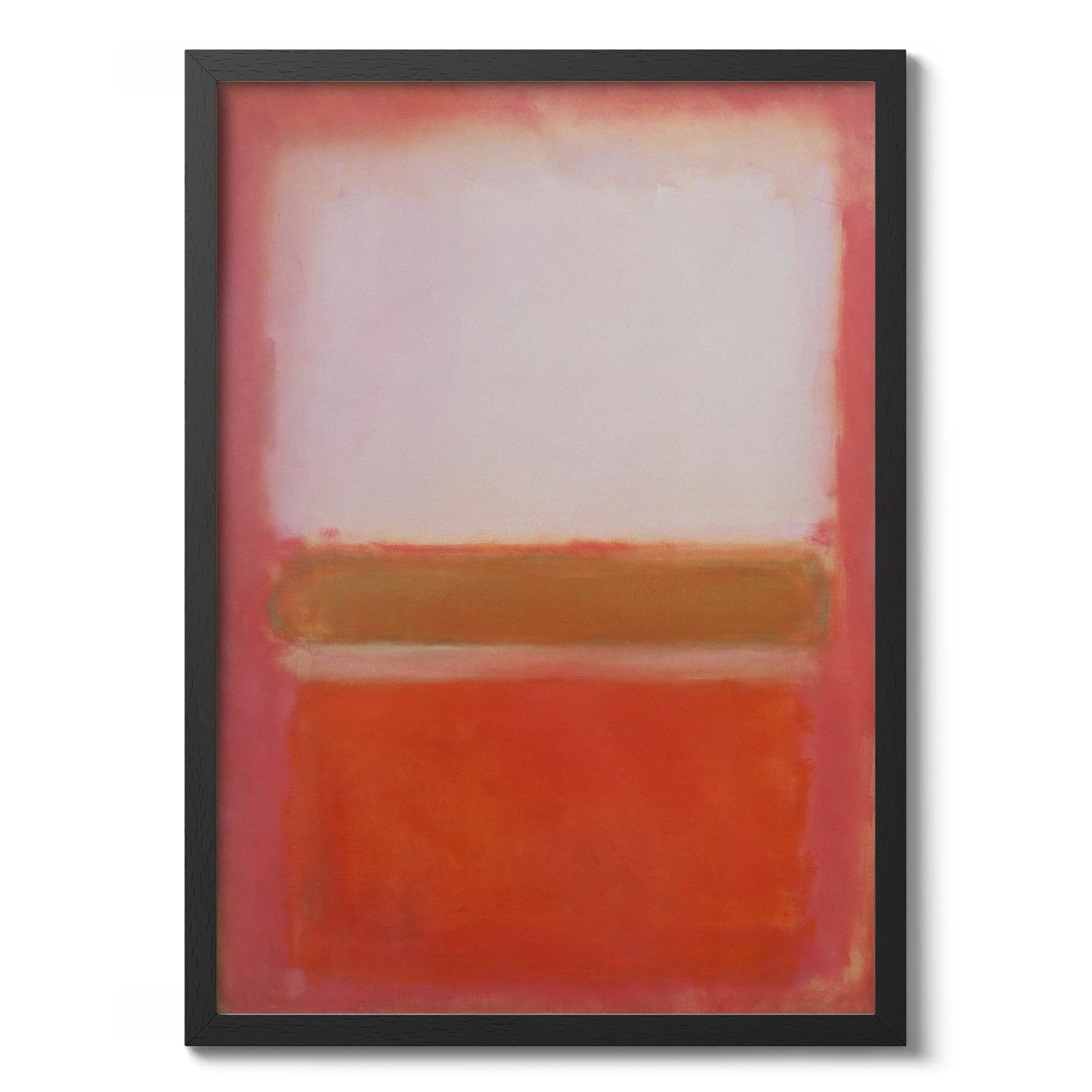 Untitled White, Pink and Mustard :Mark Rothko
