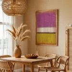 White Center Yellow, Pink and Lavender on Rose :Mark Rothko
