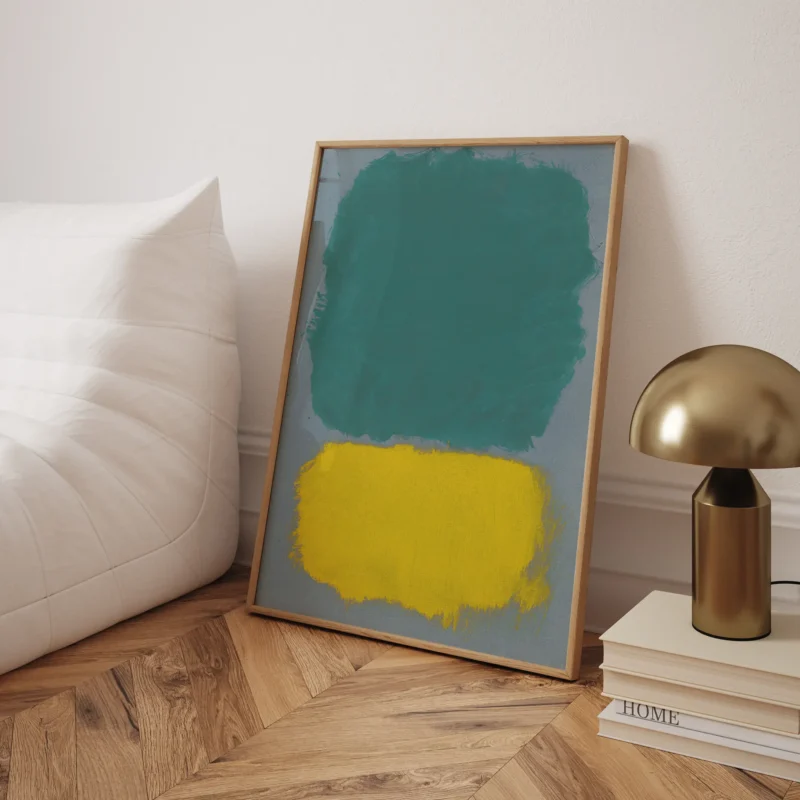 Yellow, Teal, Gray :Mark Rothko