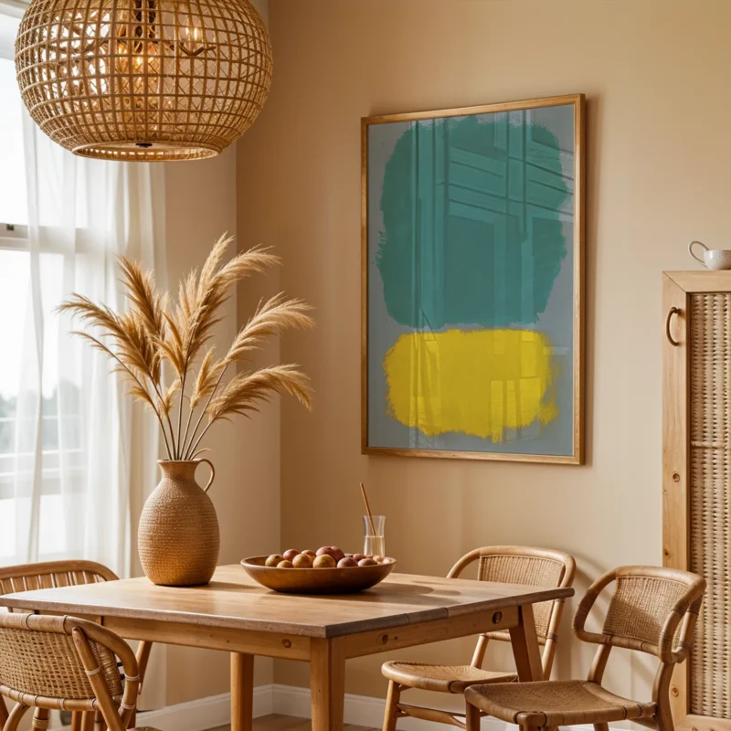 Yellow, Teal, Gray :Mark Rothko