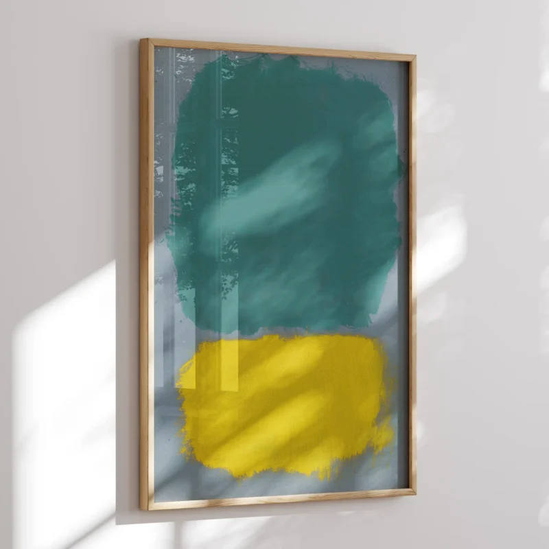 Yellow, Teal, Gray :Mark Rothko