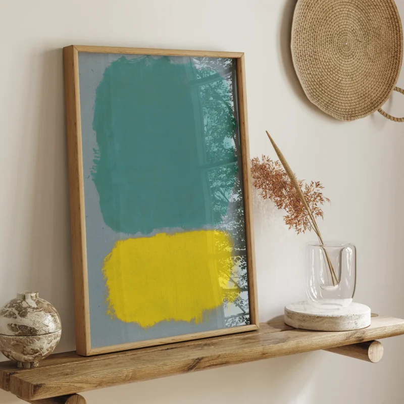 Yellow, Teal, Gray :Mark Rothko