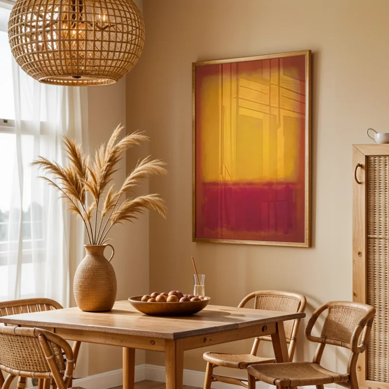 Yellow And Red Over Purple :Mark Rothko