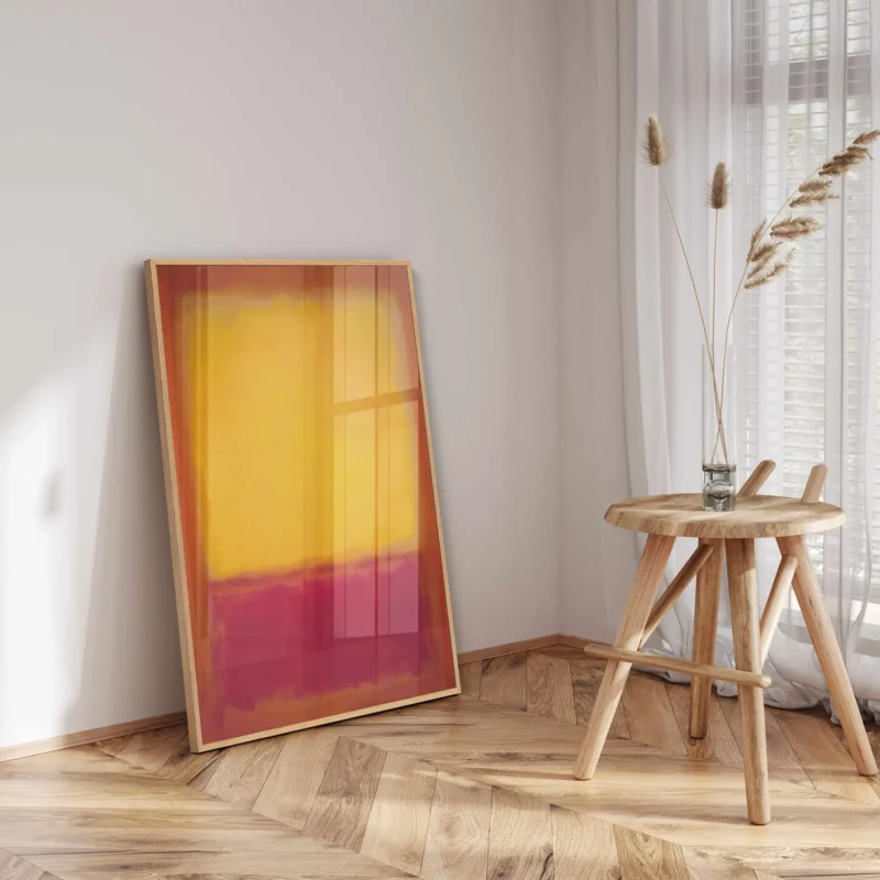Yellow And Red Over Purple :Mark Rothko