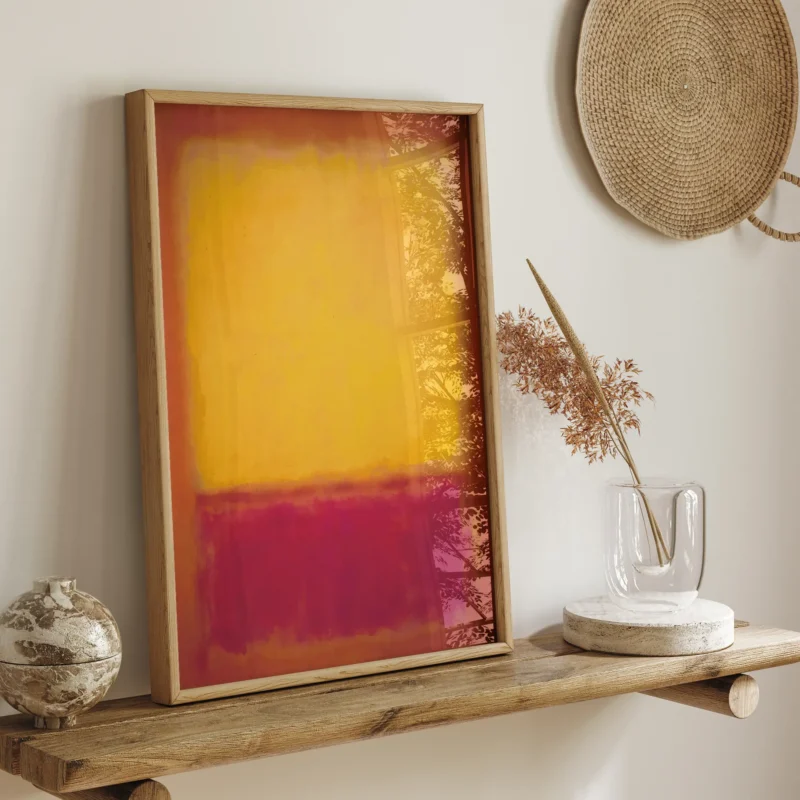 Yellow And Red Over Purple :Mark Rothko